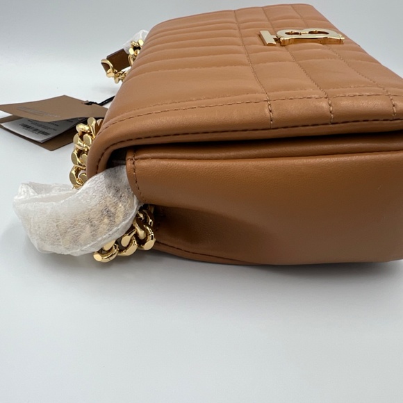 BURBERRY LOLA  CLUTCH MAPLE BROWN - Picture 6 of 16
